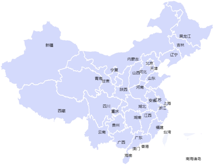 中国地图